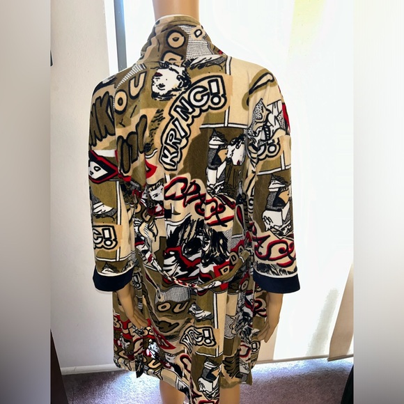 Vintage Sen Collection, comic strips robe. Fits btwn S-L - Picture 3 of 7